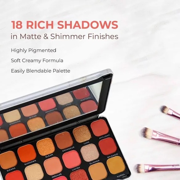 Makeup Revolution Forever Flawless Eyeshadow Palette – Decadent – 18 – NEW - Picture 6 of 7